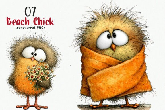 Cute Beach Chick Png Clipart: Your Go-To Summer Vibe Asset